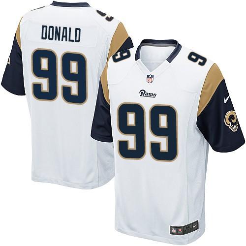 Rams #99 Aaron Donald White Youth Stitched Elite Jersey