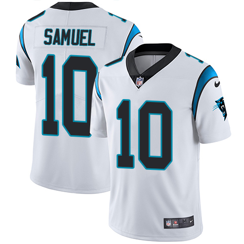 Carolina Panthers #10 Curtis Samuel White Youth Stitched Vapor Untouchable Limited Jersey Youth