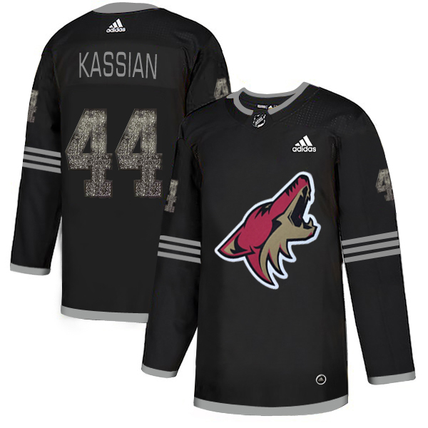 Adidas Coyotes #44 Zack Kassian Black Authentic Classic Stitched Jersey