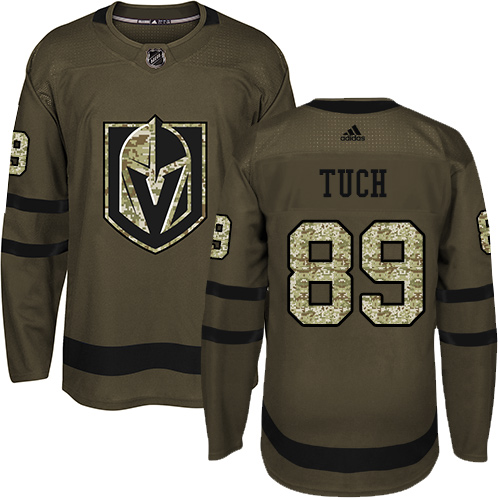 Adidas Golden Vegas Golden Knights #89 Alex Tuch Green Salute to Service Stitched Jersey Men's