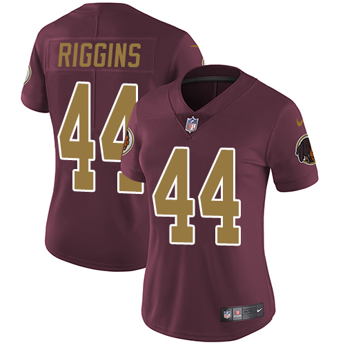 Washington Commanders #44 John Riggins Burgundy Red Alternate Women's Stitched Vapor Untouchable Limited Jersey Womens