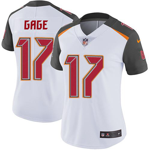 Buccaneers #17 Russell Gage White Women's Stitched Vapor Untouchable Limited Jersey