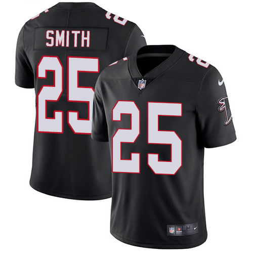 Atlanta Falcons #25 Ito Smith Black Alternate Men's Stitched Vapor Untouchable Limited Jersey Men's