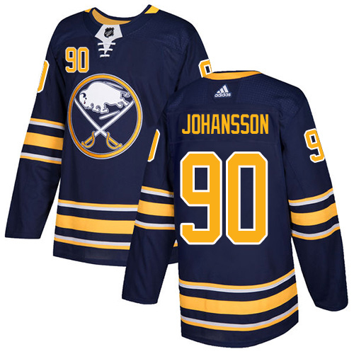 Adidas Buffalo Sabres #90 Marcus Johansson Navy Blue Home Authentic Stitched Jersey Men's