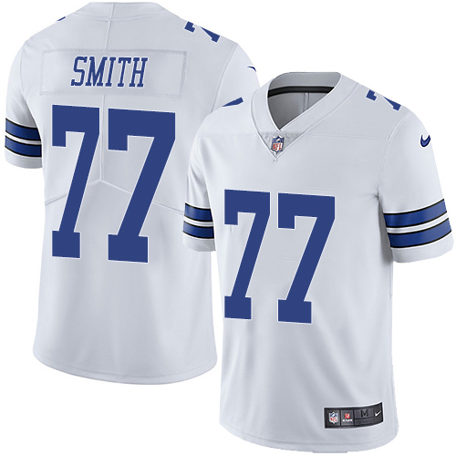 Dallas Cowboys #77 Tyron Smith White Men's Stitched Vapor Untouchable Limited Jersey Men's