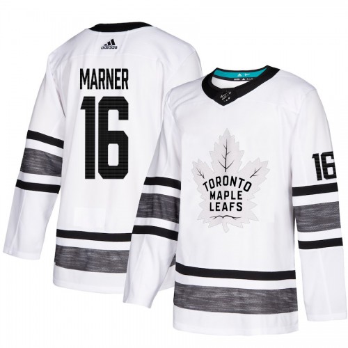 Adidas Maple Toronto Maple Leafs #16 Mitchell Marner White 2019 All-Star Game Parley Authentic Stitched Jersey Men's