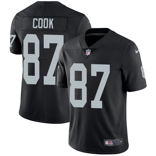 Las Vegas Raiders #87 Jared Cook Black Team Color Youth Stitched Vapor Untouchable Limited Jersey Youth