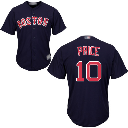 Boston Red Sox #10 David Price Navy Blue Cool Base Stitched Youth Jersey Youth