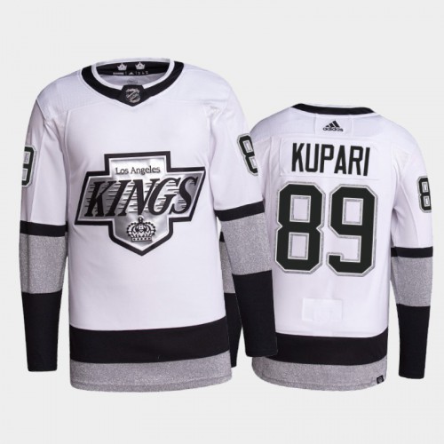 Adidas Los Angeles Kings #89 Rasmus Kupari Men's 2021-22 Alternate Authentic Jersey - White Men's