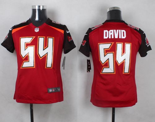 Buccaneers #54 Lavonte David Red Team Color Youth Stitched New Elite Jersey