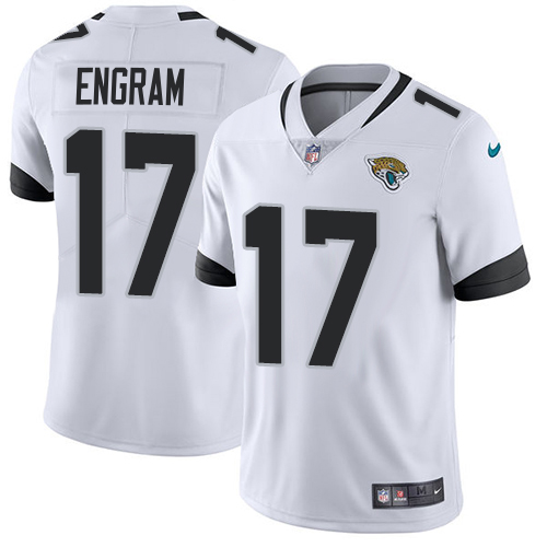 Jaguars #17 Evan Engram White Men's Stitched Vapor Untouchable Limited Jersey