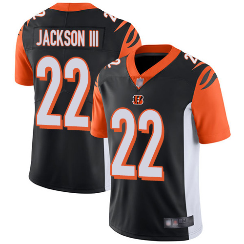 Cincinnati Bengals #22 William Jackson III Black Team Color Youth Stitched Vapor Untouchable Limited Jersey Youth