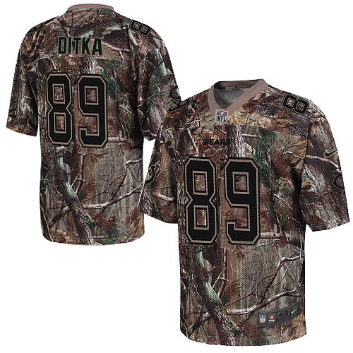 Bears #89 Mike Ditka Camo Men's Stitched Realtree Elite Jersey