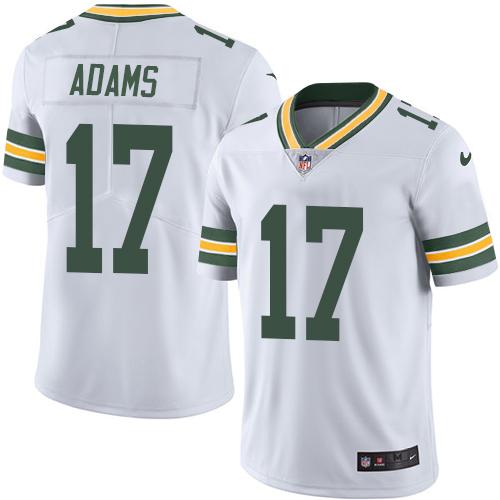 Packers #17 Davante Adams White Men's Stitched Vapor Untouchable Limited Jersey