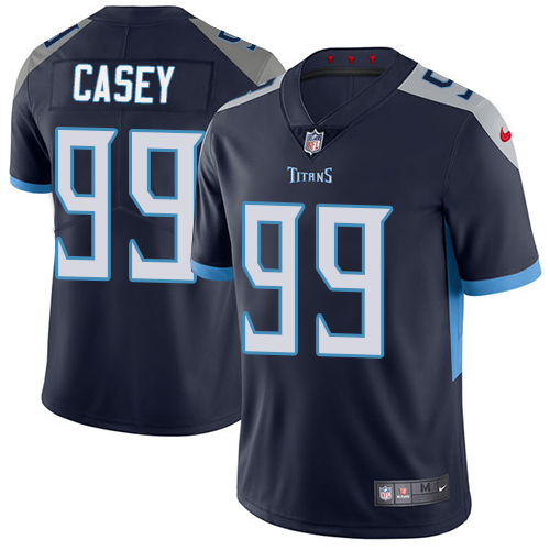 Tennessee Titans #99 Jurrell Casey Navy Blue Team Color Men's Stitched Vapor Untouchable Limited Jersey Men's