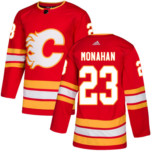 Adidas Calgary Flames #23 Sean Monahan Red Alternate Authentic Stitched Youth Jersey Youth