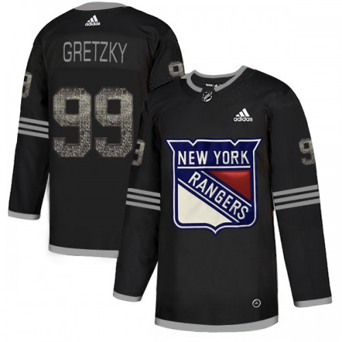 Adidas New York Rangers #99 Wayne Gretzky Black Authentic Classic Stitched Jersey Men's