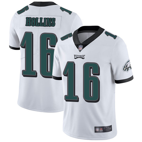 Philadelphia Eagles #16 Mack Hollins White Men's Stitched Vapor Untouchable Limited Jersey Men's