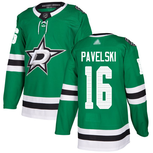 Adidas Dallas Stars #16 Joe Pavelski Green Home Authentic Stitched Jersey Men's
