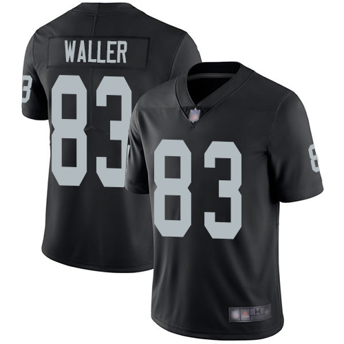 Raiders #83 Darren Waller Black Team Color Youth Stitched Vapor Untouchable Limited Jersey