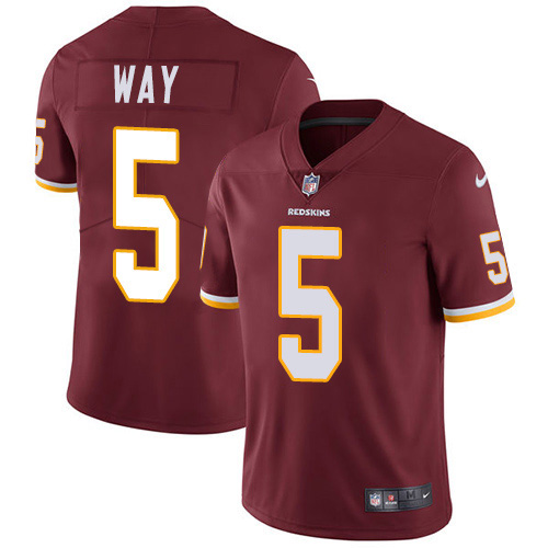 Washington Commanders #5 Tress Way Burgundy Team Color Youth Stitched Vapor Untouchable Limited Jersey Youth