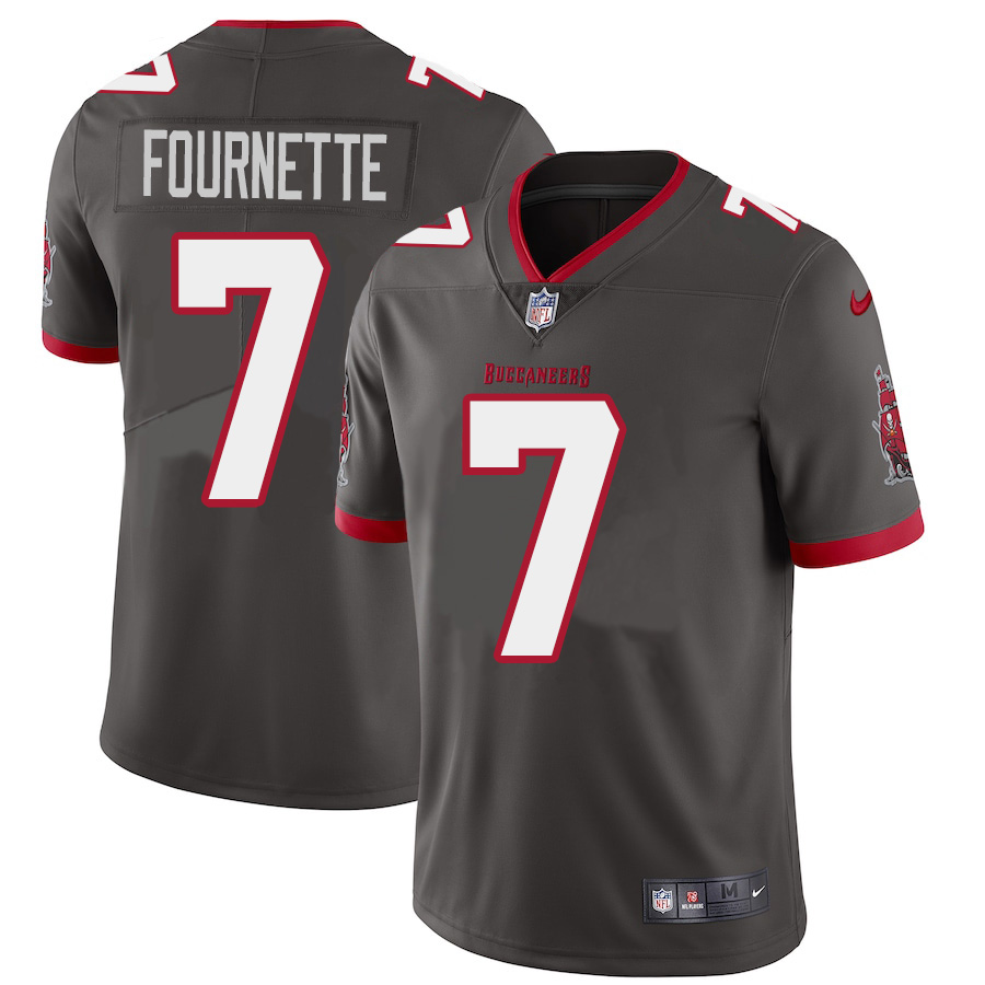 Tampa Bay Buccaneers #7 Leonard Fournette Youth Pewter Alternate Vapor Limited Jersey