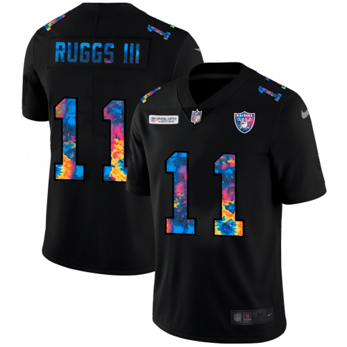 Las Vegas Las Vegas Raiders #11 Henry Ruggs III Men's Multi-Color Black 2020 Crucial Catch Vapor Untouchable Limited Jersey Men's