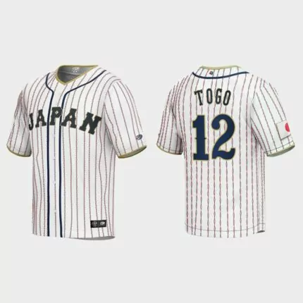 Shosei Togo Japan Baseball 2023 World Baseball Classic Jersey – White