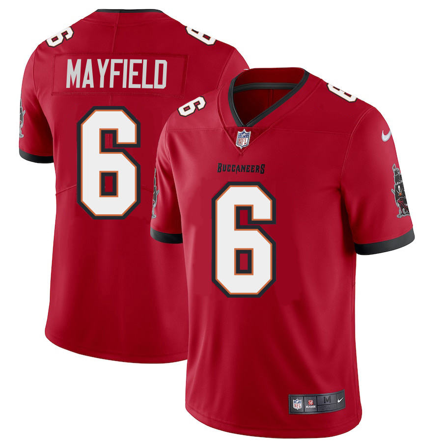 Tampa Bay Buccaneers #6 Baker Mayfield Youth Red Vapor Limited Jersey