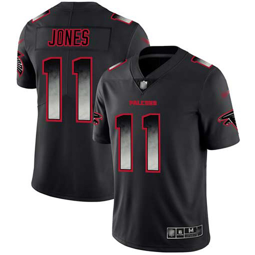 Atlanta Falcons #11 Julio Jones Black Men's Stitched Vapor Untouchable Limited Smoke Fashion Jersey Men's