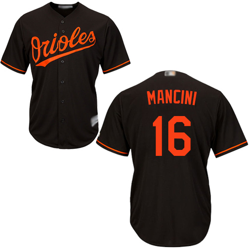 Baltimore Orioles #16 Trey Mancini Black Cool Base Stitched Youth Jersey Youth
