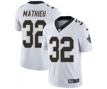 Men's Youth Women's New Orleans Saints #32 Tyrann Mathieu White Vapor Limited Stitched Jersey