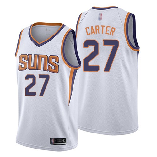 Phoenix Suns #27 Jevon Carter White Swingman Association Edition Jersey Mens