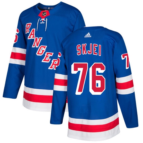 Adidas New York Rangers #76 Brady Skjei Royal Blue Home Authentic Stitched Jersey Men's