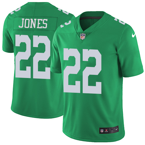 Philadelphia Eagles #22 Sidney Jones Green Men's Stitched Limited Rush Jersey Men's