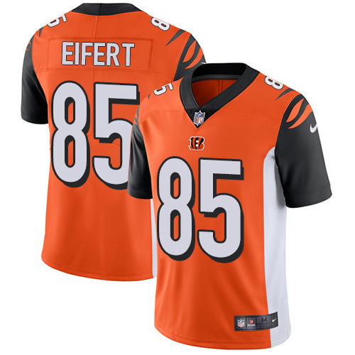 Cincinnati Bengals #85 Tyler Eifert Orange Alternate Youth Stitched Vapor Untouchable Limited Jersey Youth
