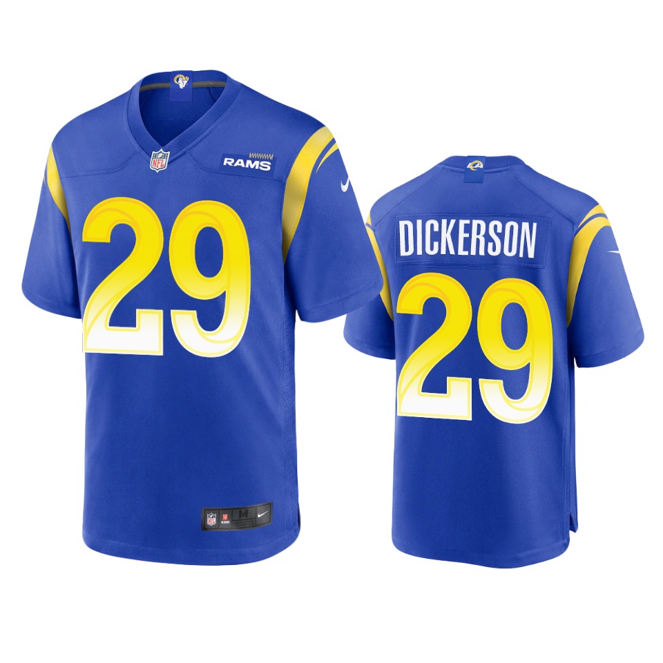 Los Angeles Rams #29 Eric Dickerson Men's Game Jersey - Royal