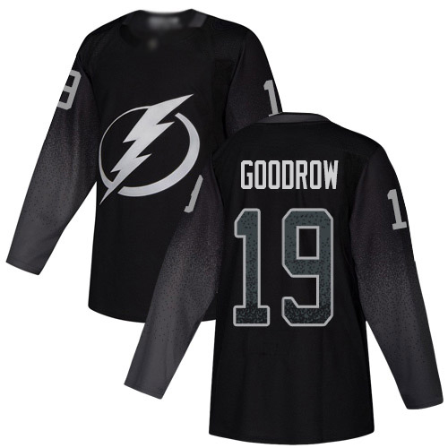 Adidas Tampa Bay Lightning #19 Barclay Goodrow Black Alternate Authentic Youth Stitched Jersey Youth