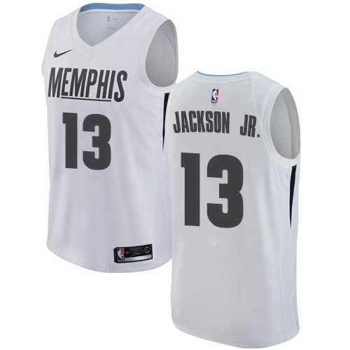 Memphis Grizzlies #13 Jaren Jackson Jr. White Womens Swingman City Edition Jersey Womens