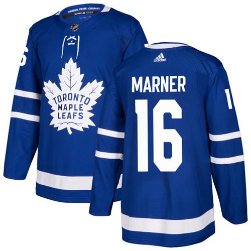 Adidas Maple Toronto Maple Leafs #16 Mitchell Marner Blue Home Authentic Stitched Youth Jersey Youth