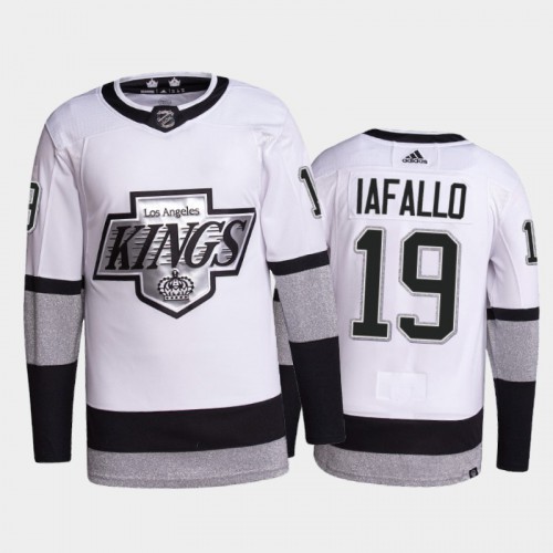 Adidas Los Angeles Kings #19 Alex Iafallo Men's 2021-22 Alternate Authentic Jersey - White Men's
