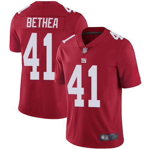 New York Giants #41 Antoine Bethea Red Alternate Men's Stitched Vapor Untouchable Limited Jersey Men's