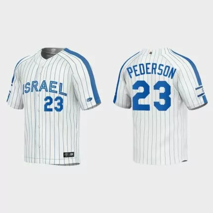 Joc Pederson Israel Baseball 2023 World Baseball Classic Jersey – White