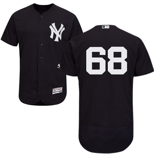 New York Yankees #68 Dellin Betances Navy Blue Flexbase Authentic Collection Stitched Jersey Men's