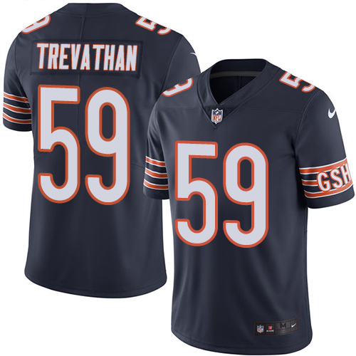 Chicago Bears #59 Danny Trevathan Navy Blue Team Color Men's Stitched Vapor Untouchable Limited Jersey Men's