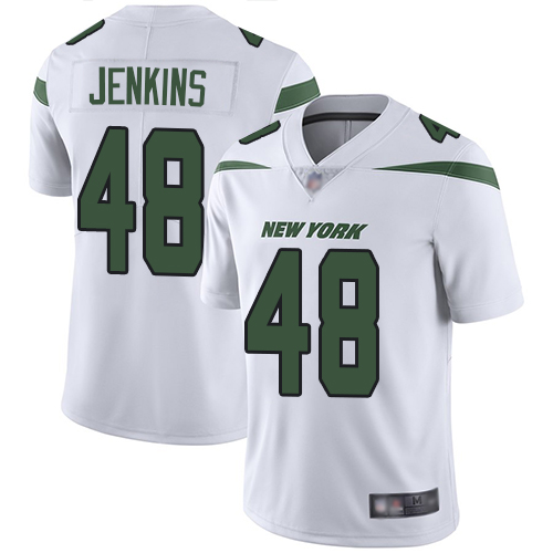 New York Jets #48 Jordan Jenkins White Youth Stitched Vapor Untouchable Limited Jersey Youth