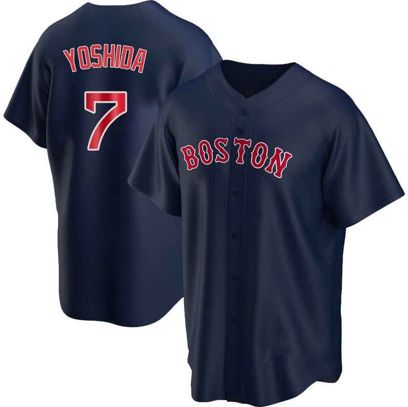 Men's Youth Women's Boston Red Sox #7 Masataka Yoshida Alternate Jersey - Navy