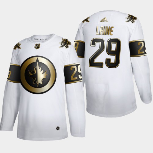 Winnipeg Winnipeg Jets #29 Patrik Laine Men's Adidas White Golden Edition Limited Stitched Jersey Men's