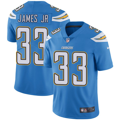 Chargers #33 Derwin James Jr Electric Blue Alternate Youth Stitched Vapor Untouchable Limited Jersey