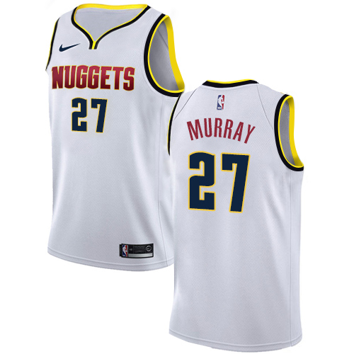 Denver Nuggets #27 Jamal Murray White Youth Swingman Association Edition Jersey Youth